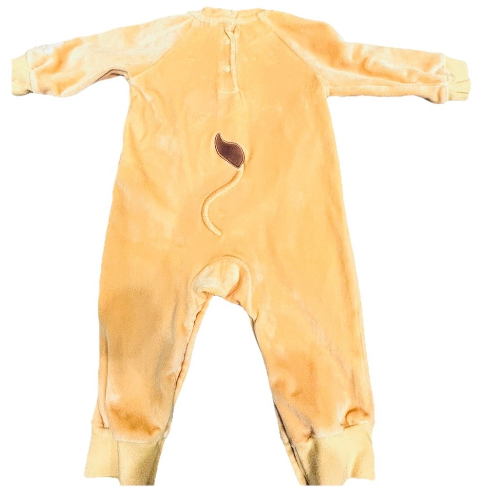 Disney Baby Simba One Piece Infant 6-9M The Lion King Costume Pajama Soft Fleece - Picture 4 of 9
